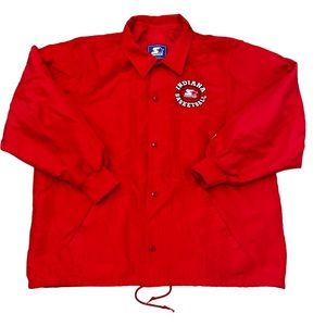 Vintage 90s Starter Indiana University Basketball Windbreaker Jacket